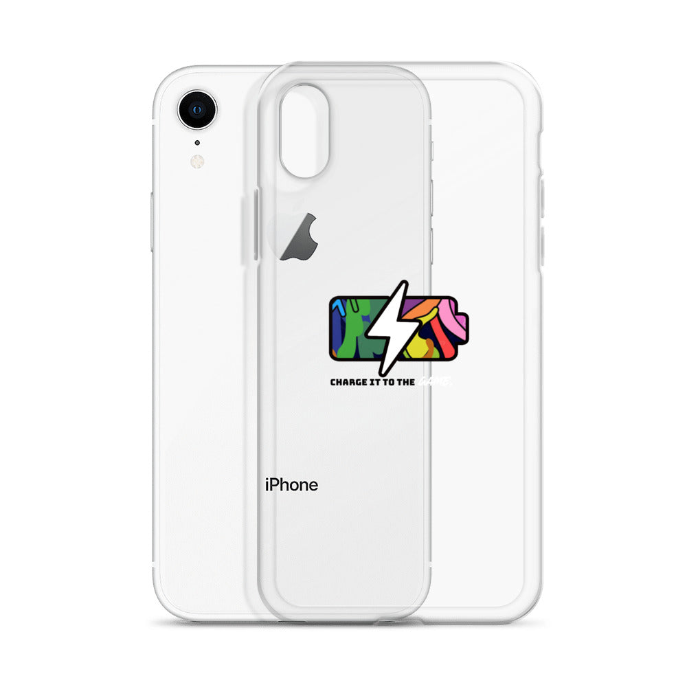 "Charge It To The Game" Clear Case for iPhone®