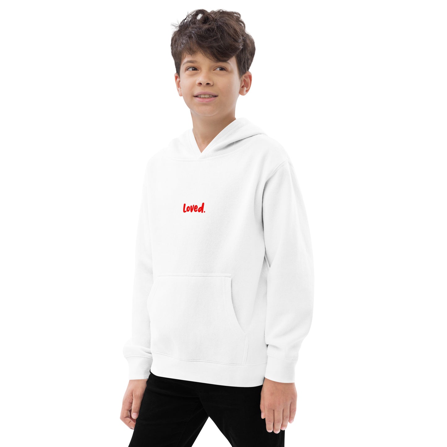 Kids "Loved" Fleece Hoodie