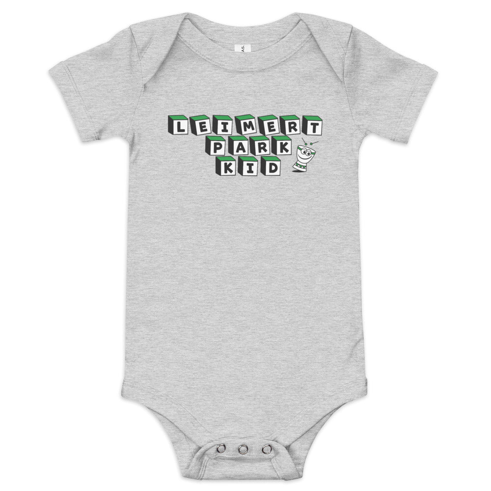 "Leimert Park Kid" Baby Short Sleeve One Piece