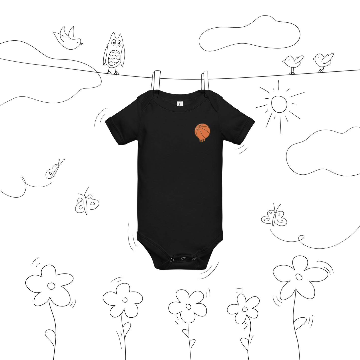 "Baby BEAN 24" Short Sleeve One Piece