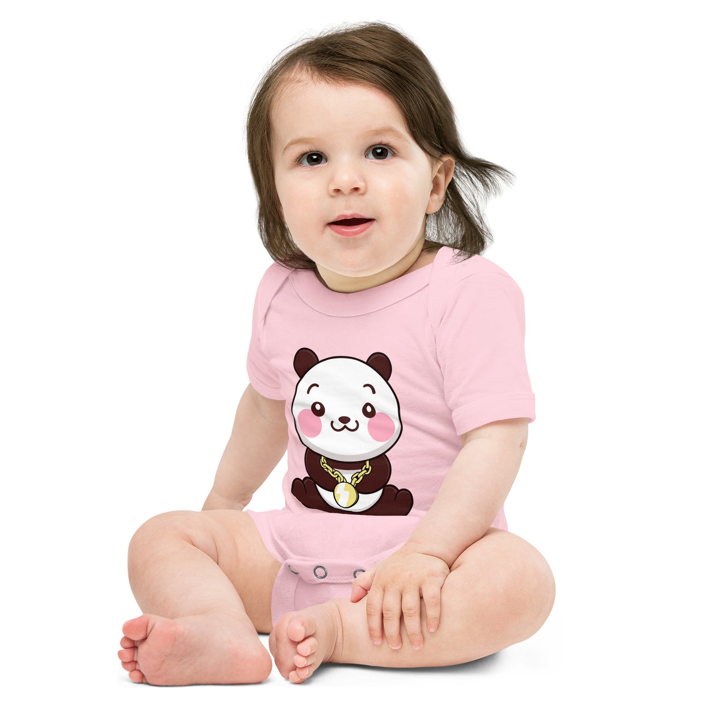 "Baby Bear Shine" Baby Short Sleeve One Piece