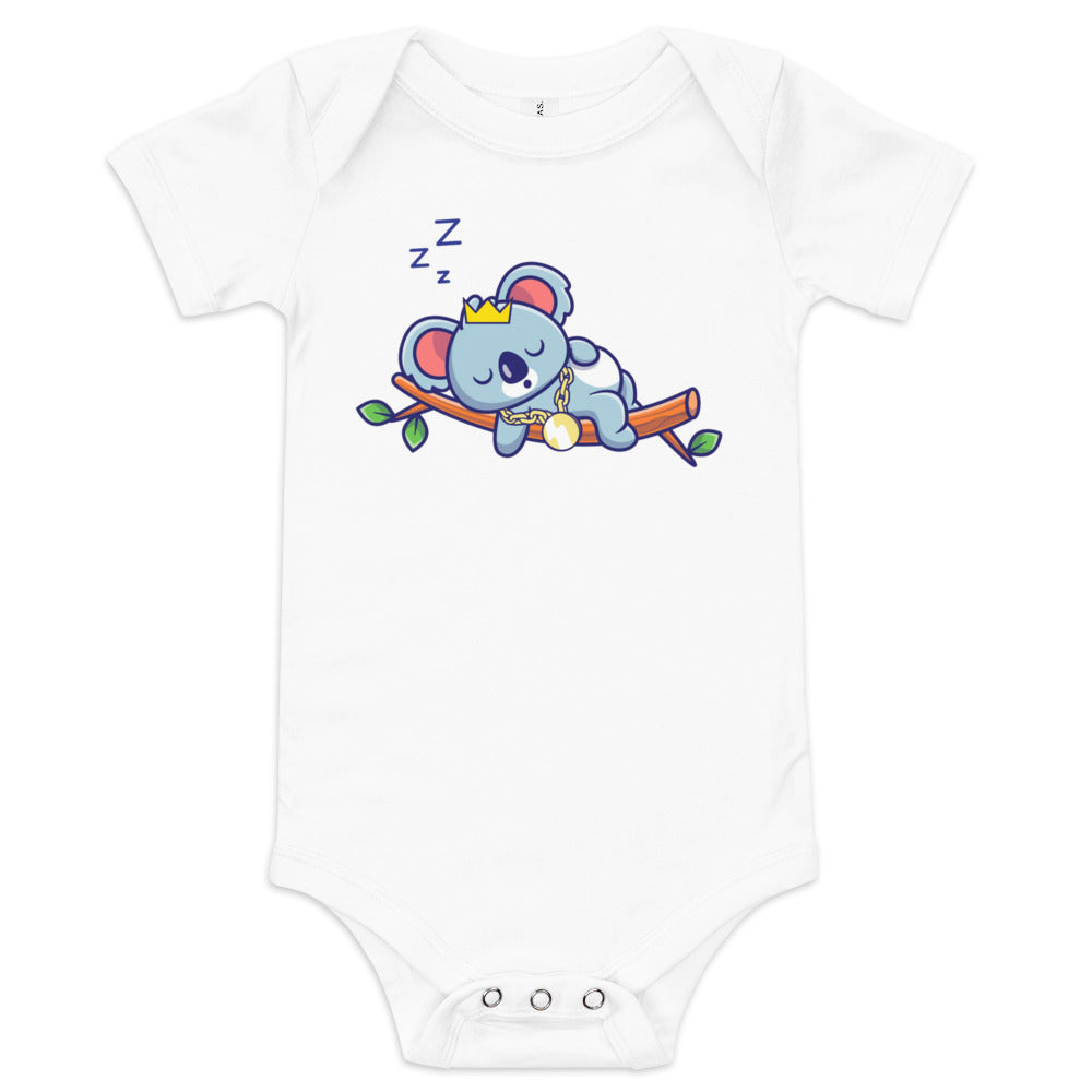 "Koala Slumber" Baby Short Sleeve One Piece