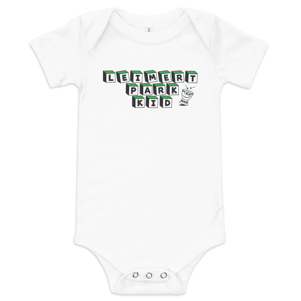 "Leimert Park Kid" Baby Short Sleeve One Piece