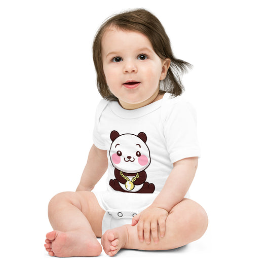 "Baby Bear Shine" Baby Short Sleeve One Piece