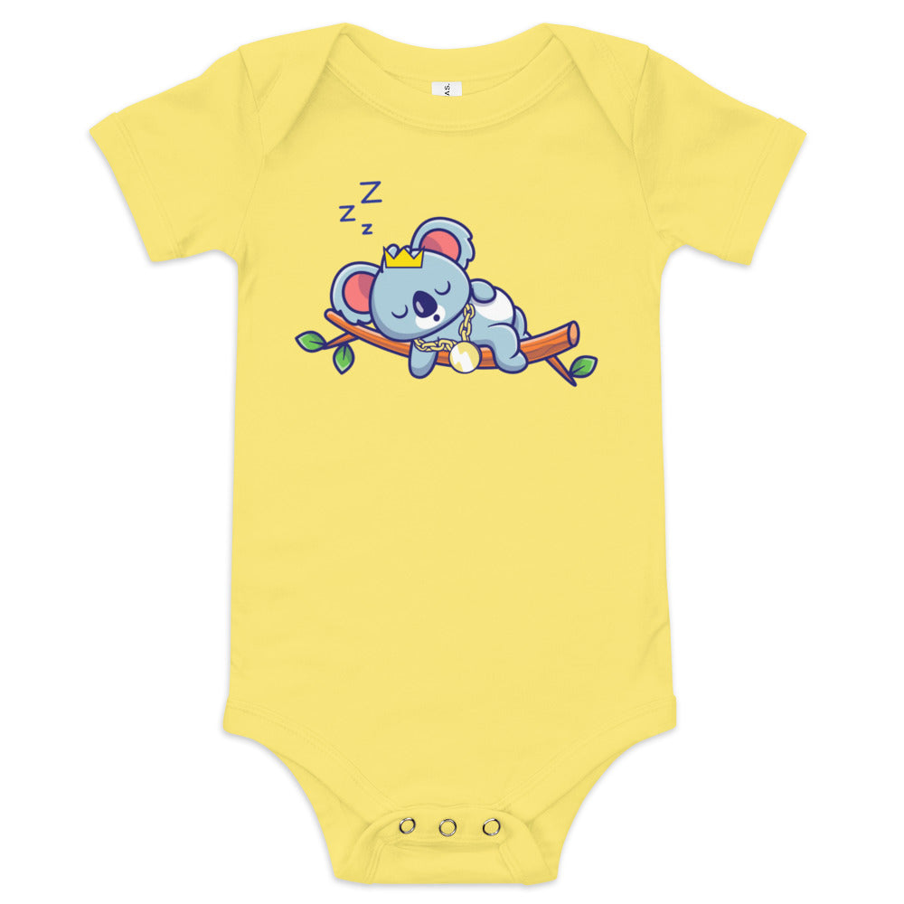 "Koala Slumber" Baby Short Sleeve One Piece