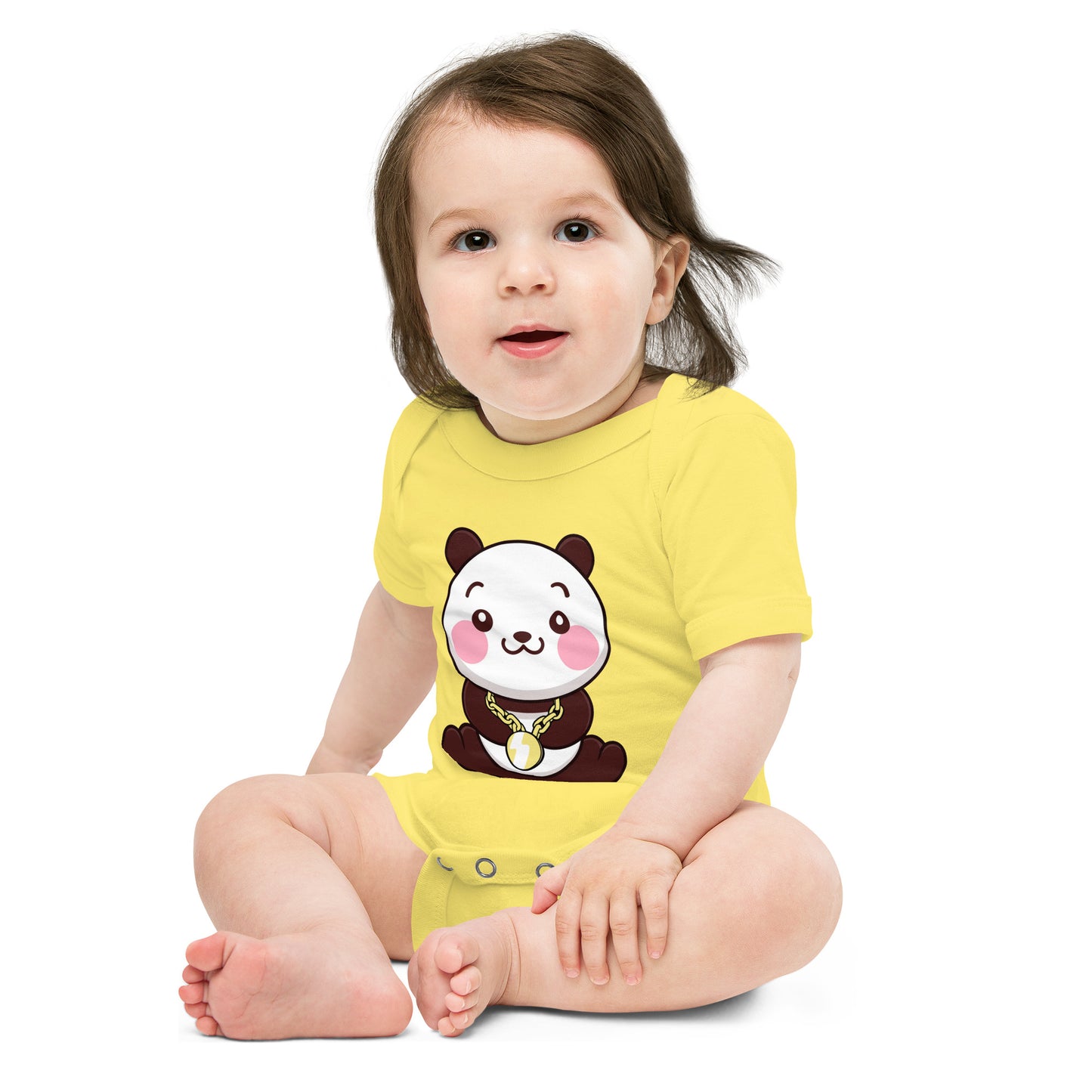 "Baby Bear Shine" Baby Short Sleeve One Piece