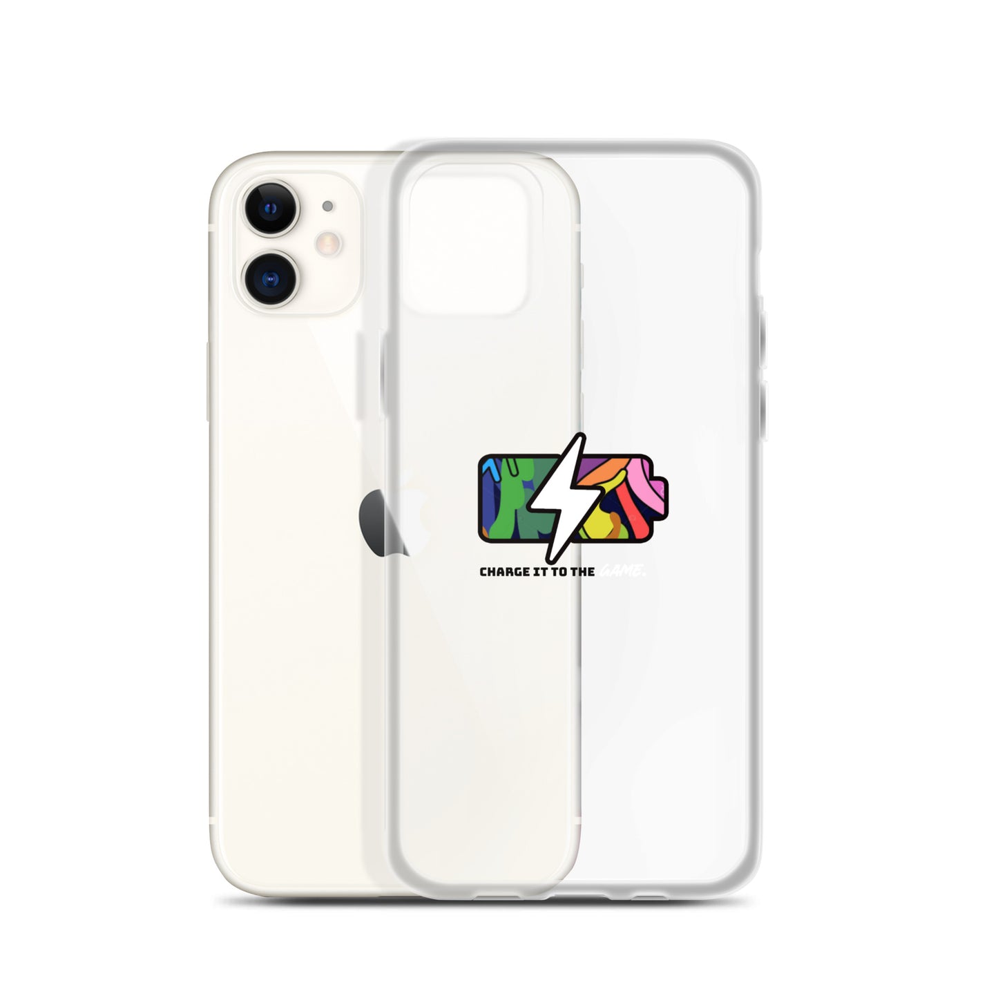 "Charge It To The Game" Clear Case for iPhone®