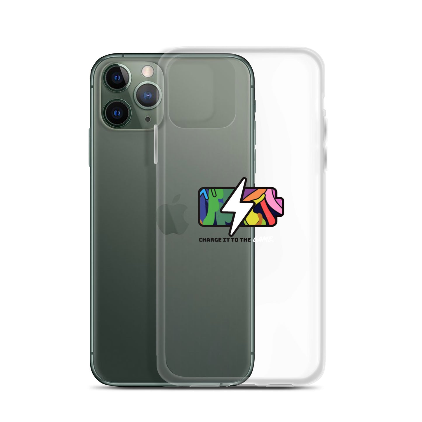 "Charge It To The Game" Clear Case for iPhone®