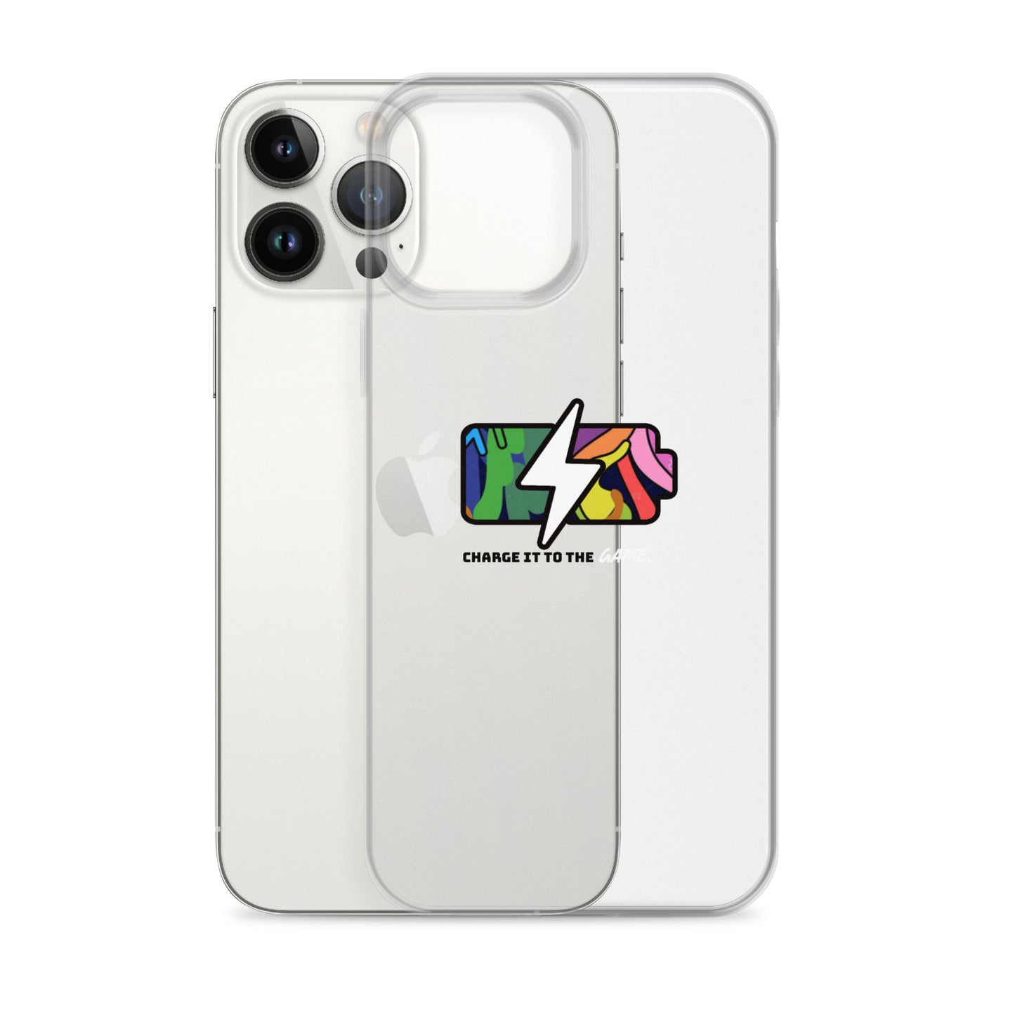 "Charge It To The Game" Clear Case for iPhone®