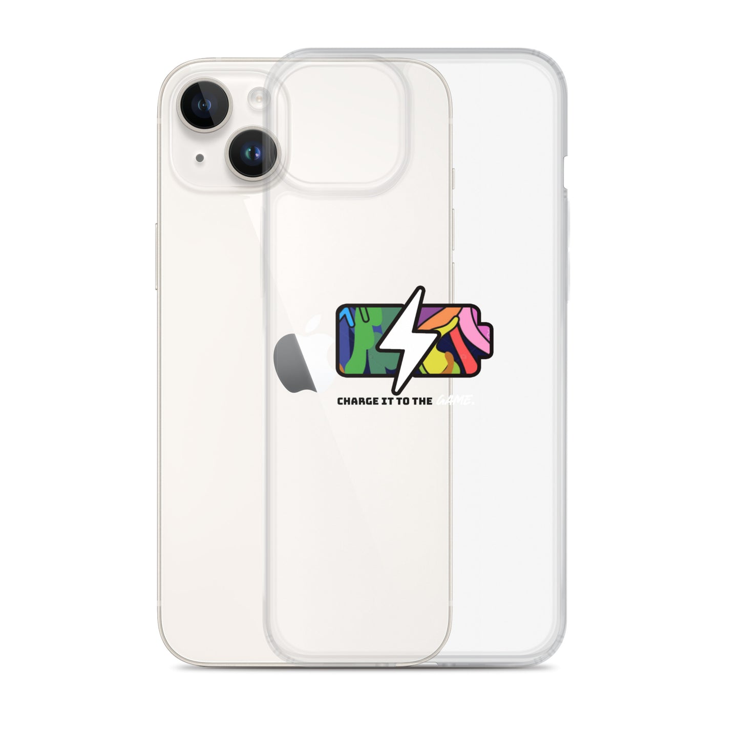 "Charge It To The Game" Clear Case for iPhone®