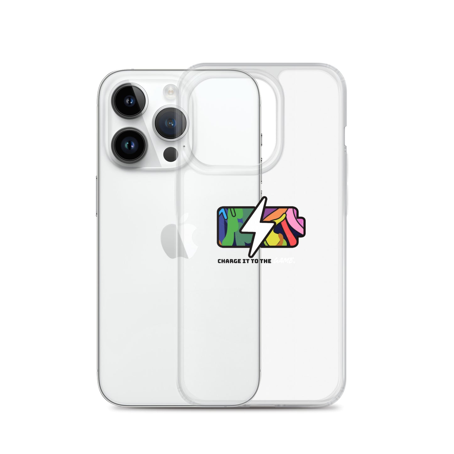 "Charge It To The Game" Clear Case for iPhone®