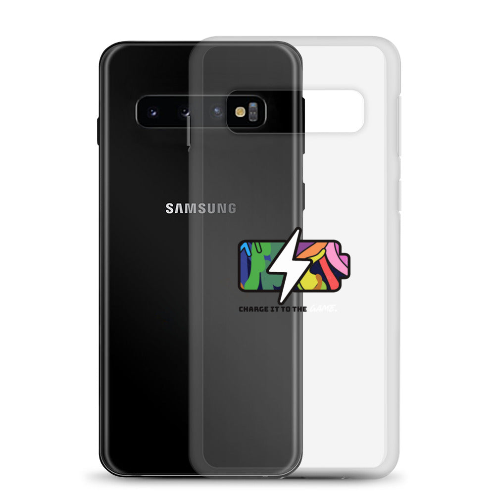 "Charge It To The Game" Clear Case for Samsung®