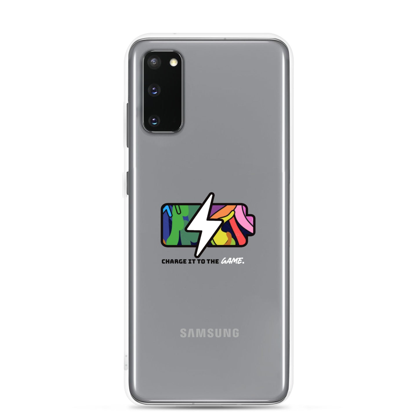 "Charge It To The Game" Clear Case for Samsung®