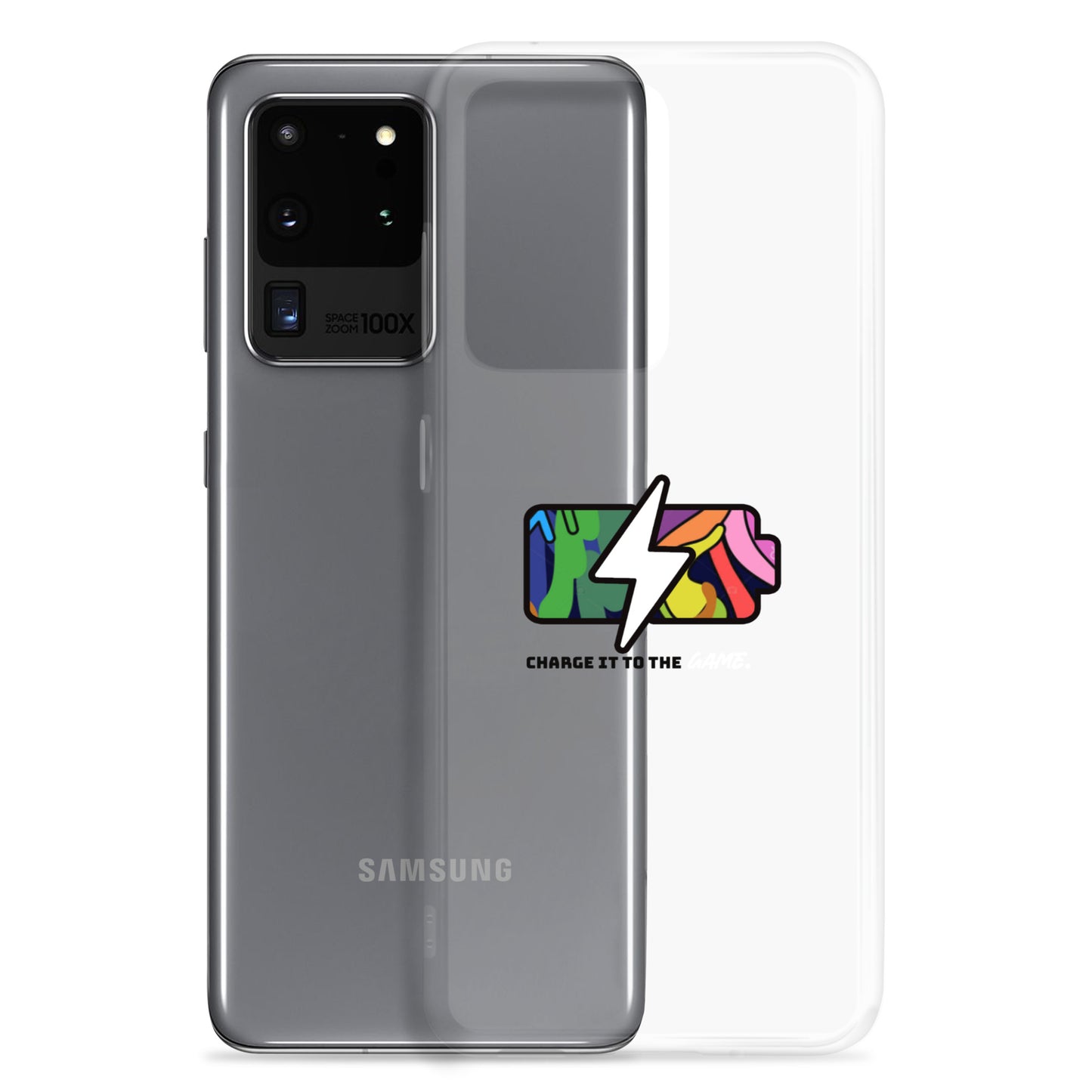 "Charge It To The Game" Clear Case for Samsung®