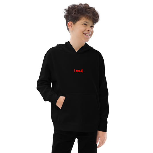 Kids "Loved"  Fleece Hoodie