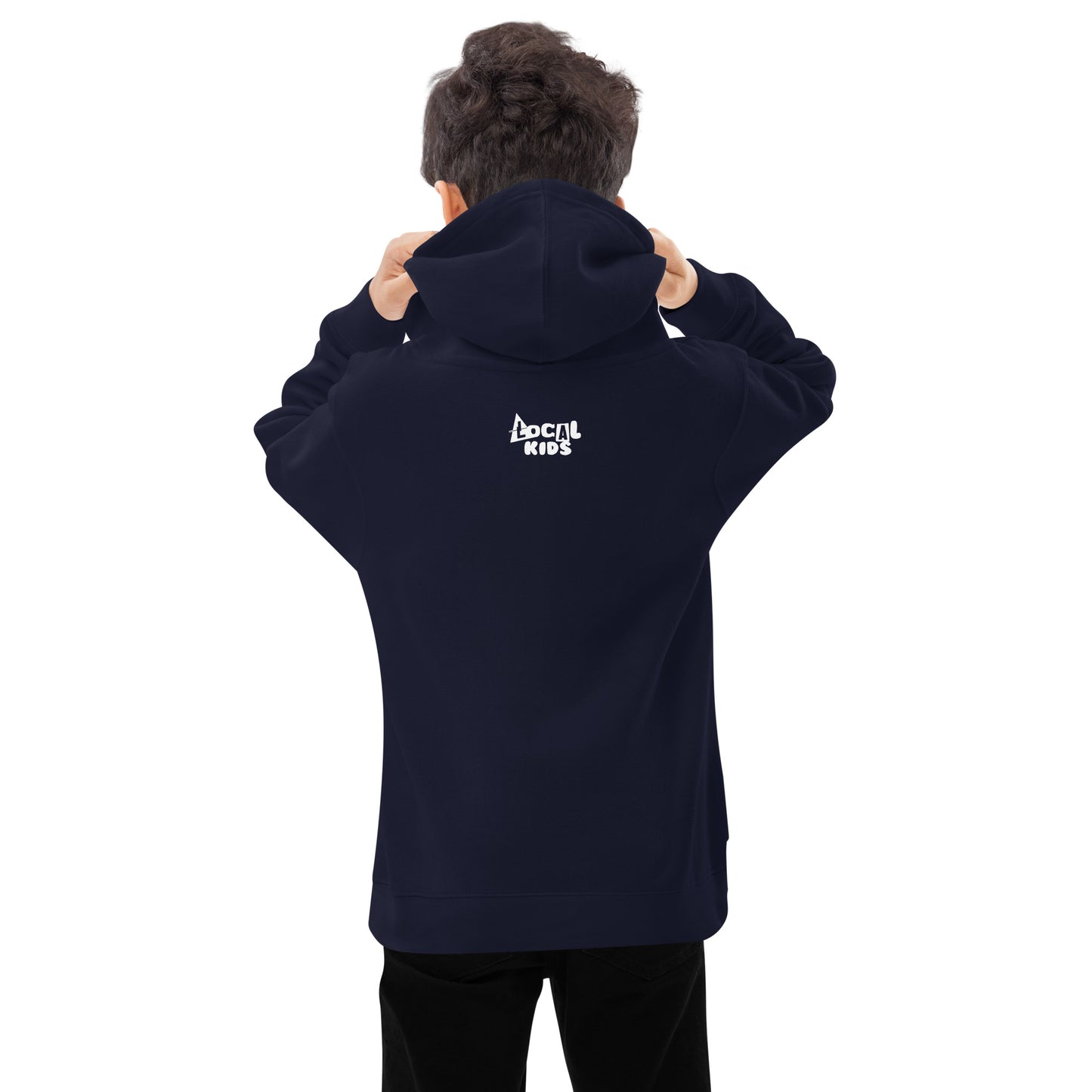 "College Material" Kids Fleece Hoodie