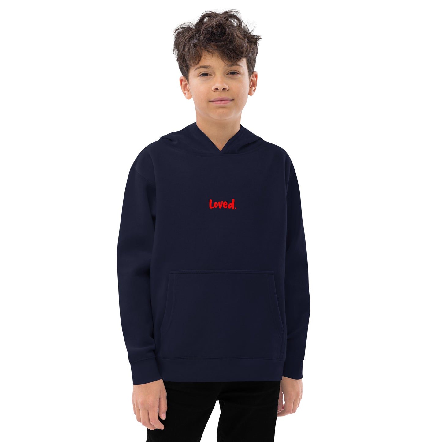 Kids "Loved"  Fleece Hoodie