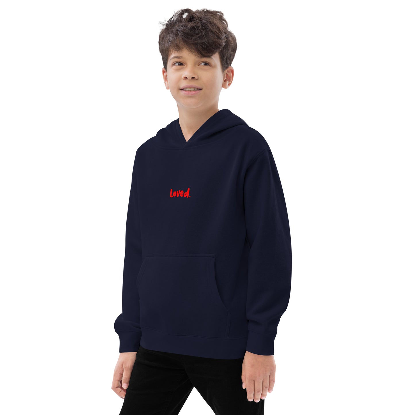 Kids "Loved"  Fleece Hoodie