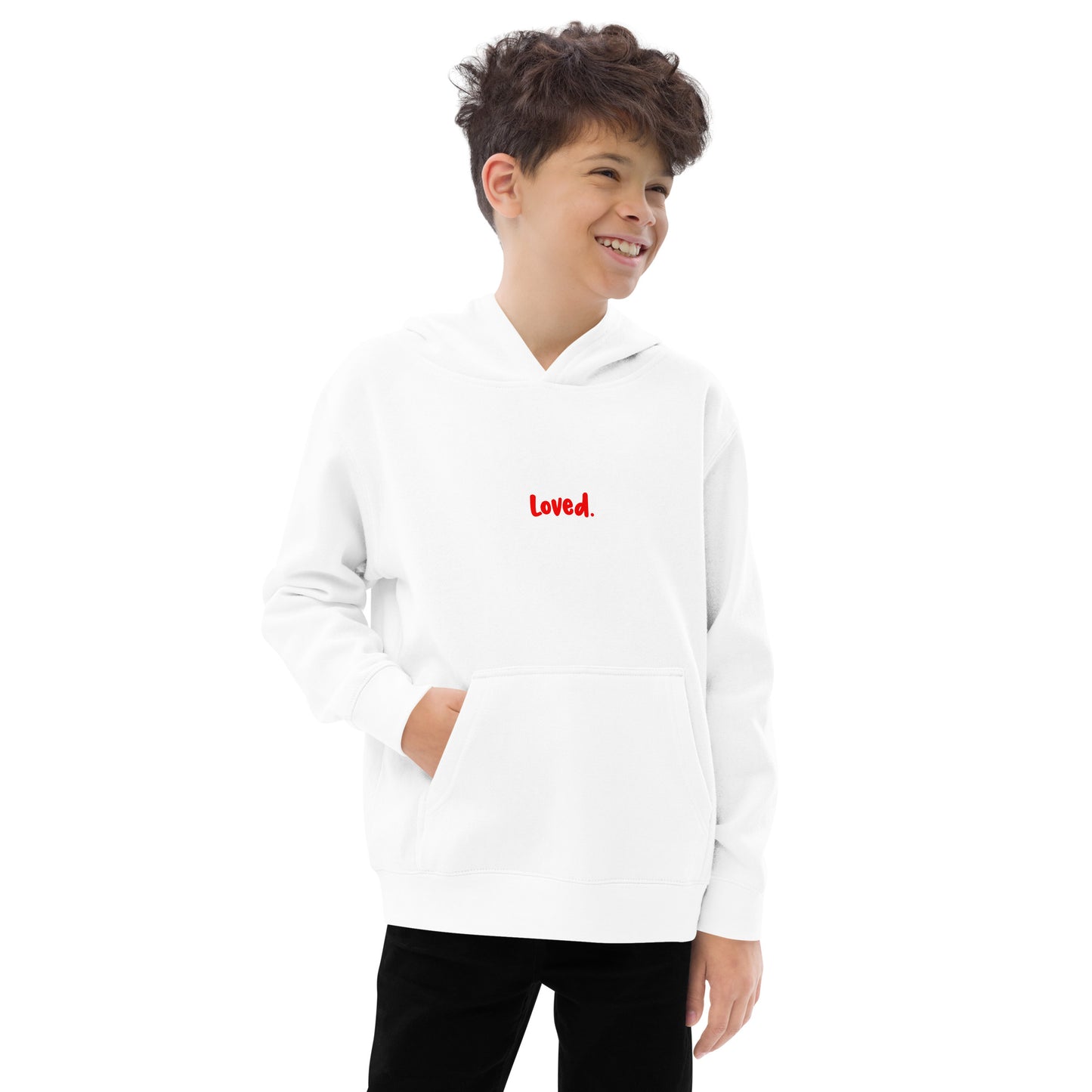 Kids "Loved"  Fleece Hoodie