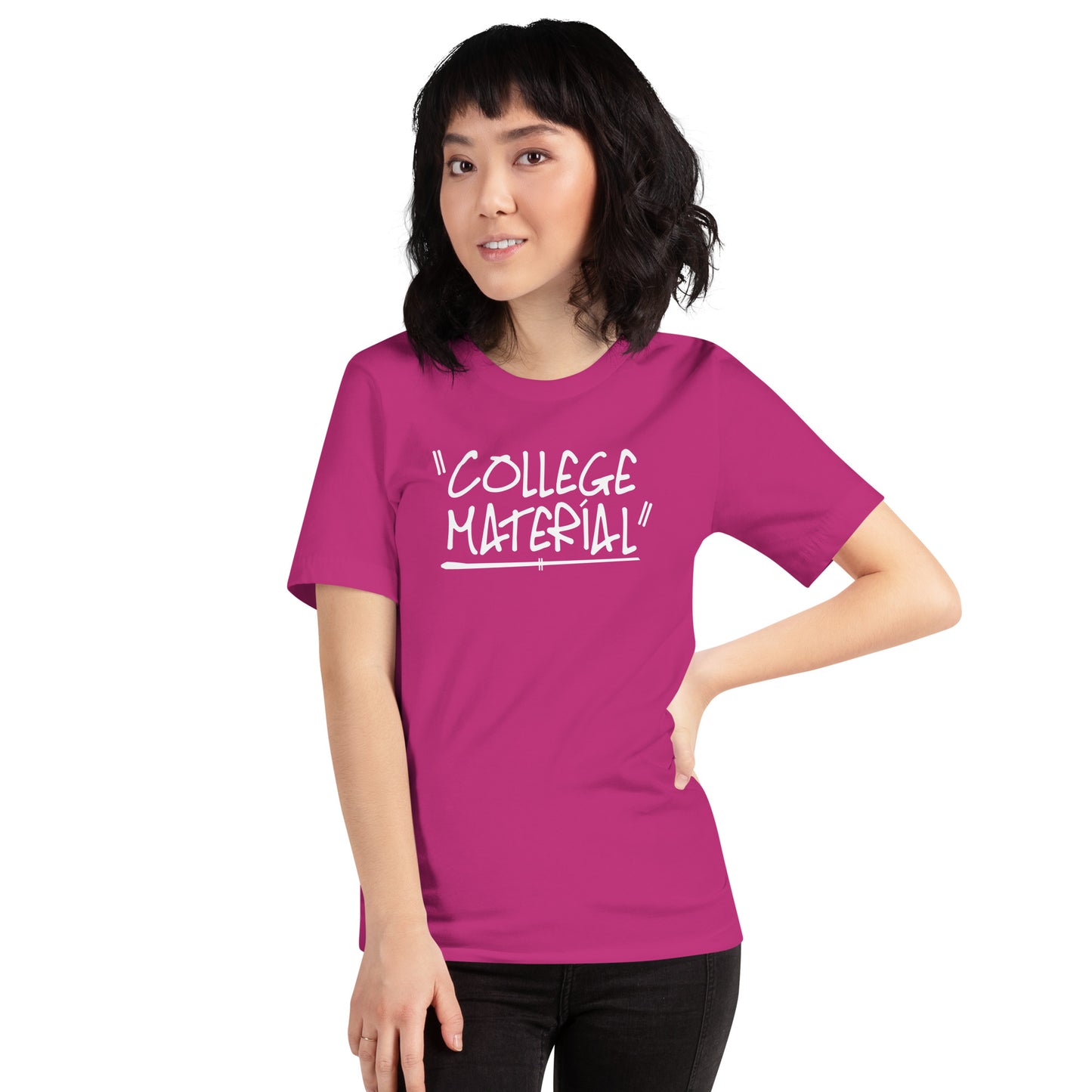 "College Material" Teenager Unisex T-Shirt