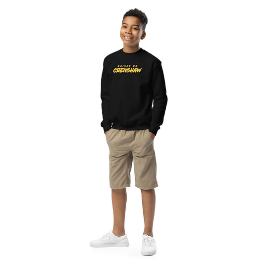 "Raised by Crenshaw" Kids Crewneck Sweatshirt