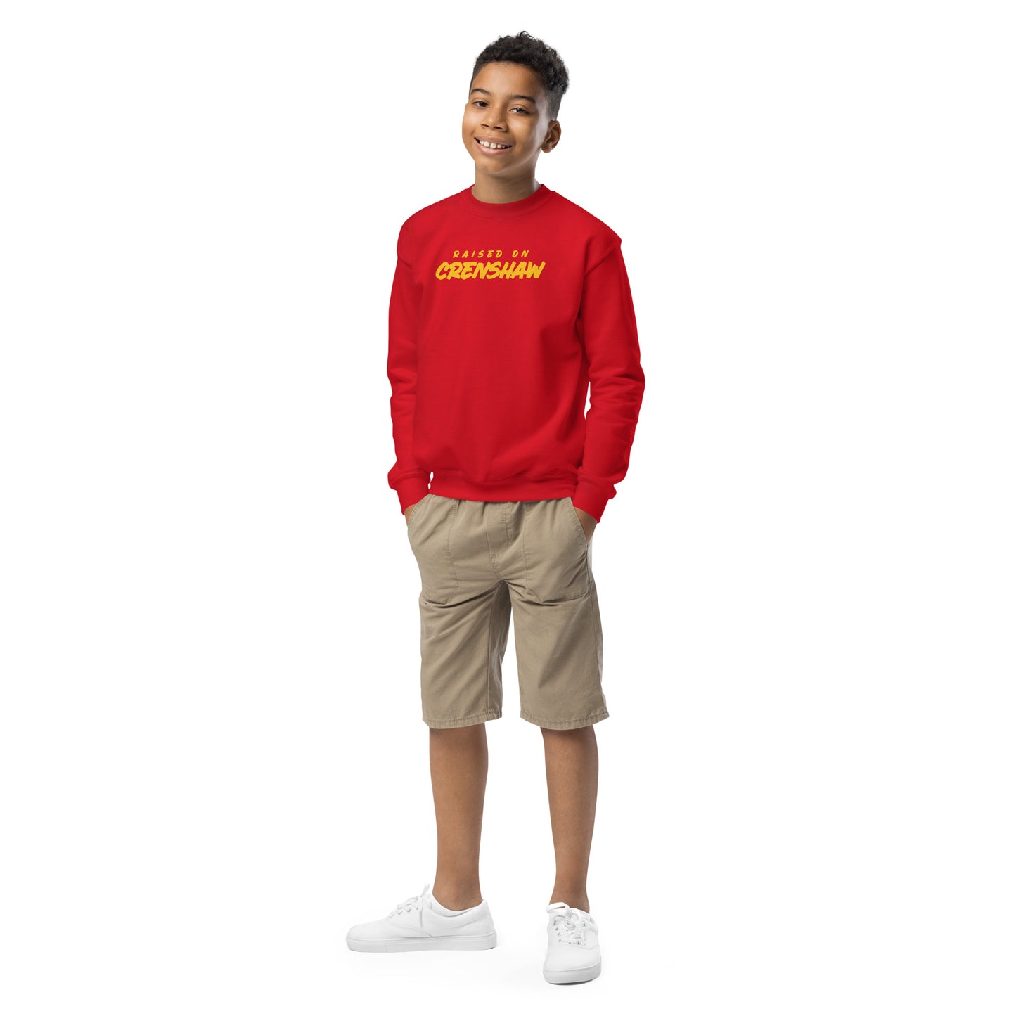 "Raised by Crenshaw" Kids Crewneck Sweatshirt