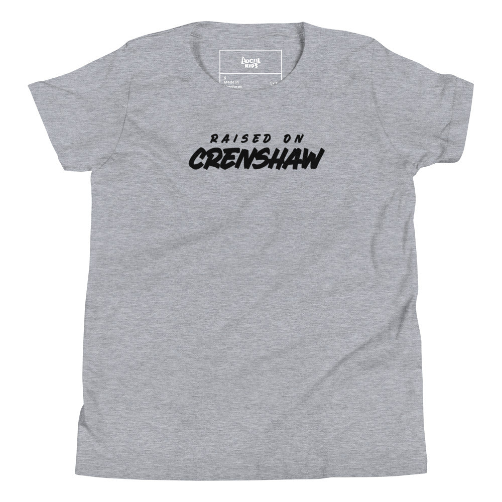 "Raised by Crenshaw" Kids Short Sleeve T-Shirt