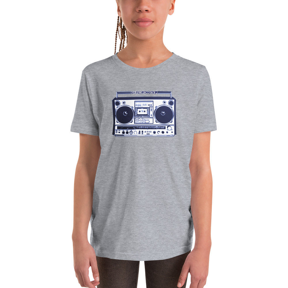 "Boombox" Music Kids Short Sleeve T-Shirt