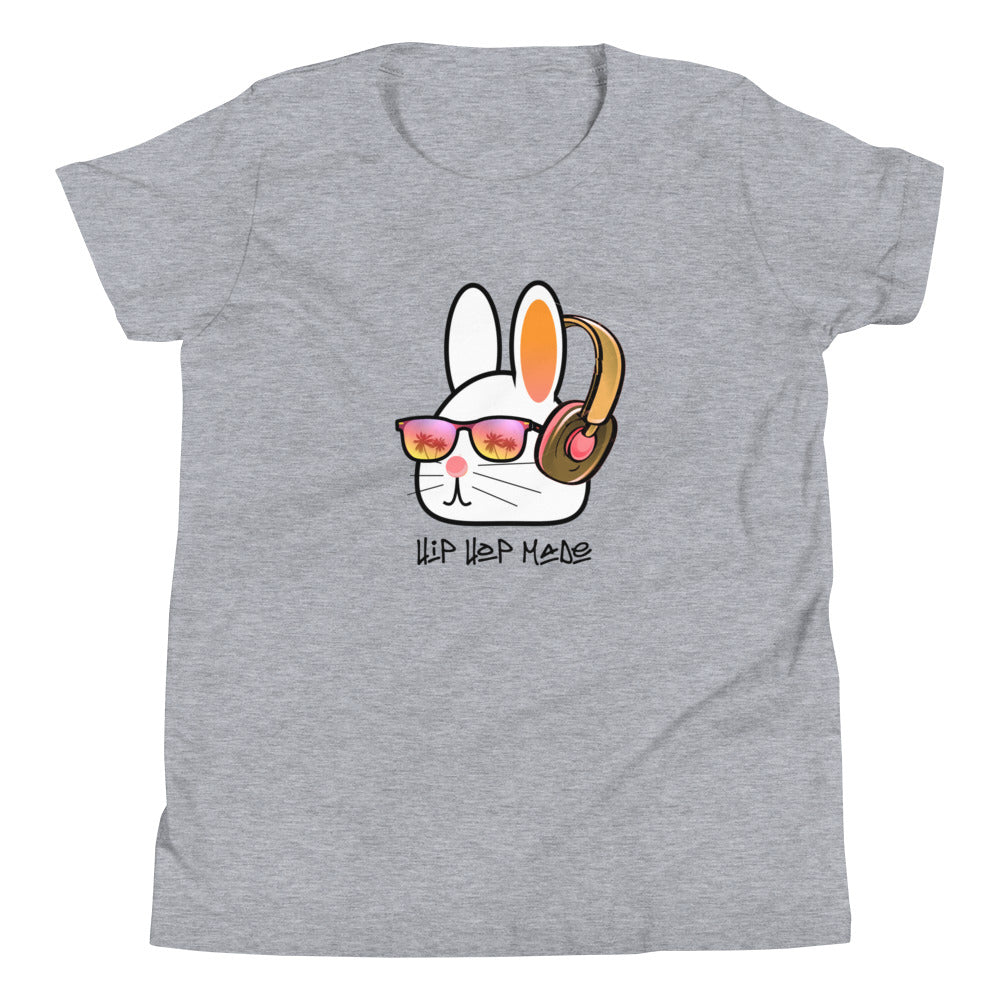 "Hiphop Bunny"Music  Kids Short Sleeve T-Shirt