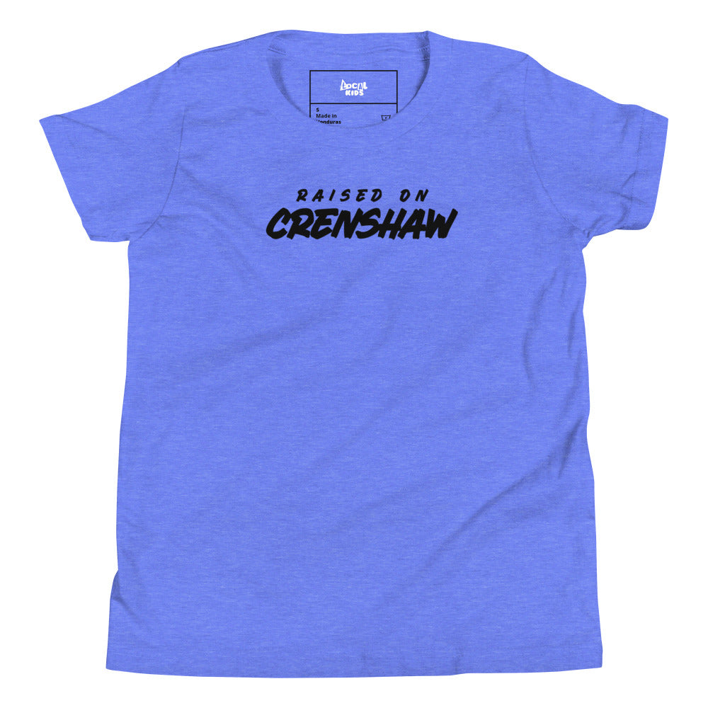 "Raised by Crenshaw" Kids Short Sleeve T-Shirt