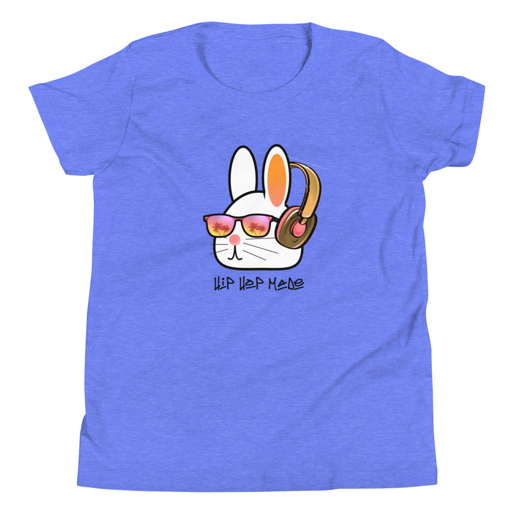 "Hiphop Bunny"Music  Kids Short Sleeve T-Shirt