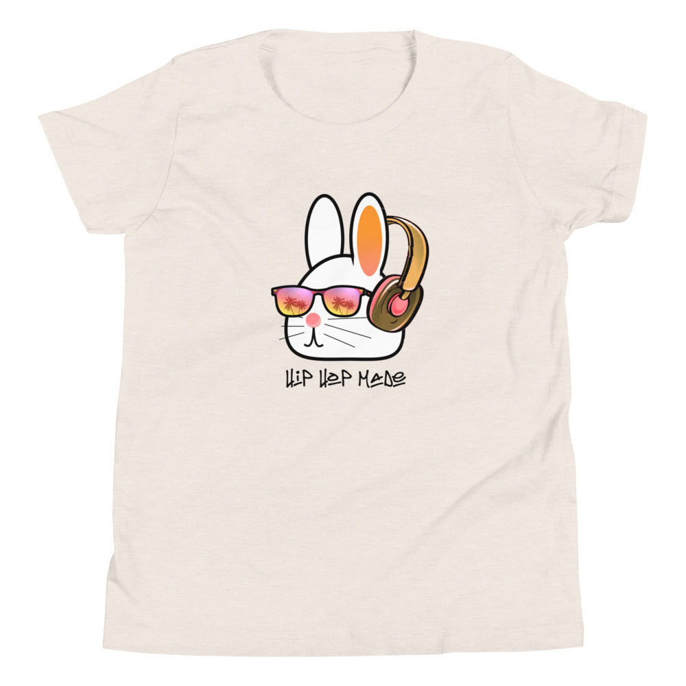 "Hiphop Bunny"Music  Kids Short Sleeve T-Shirt