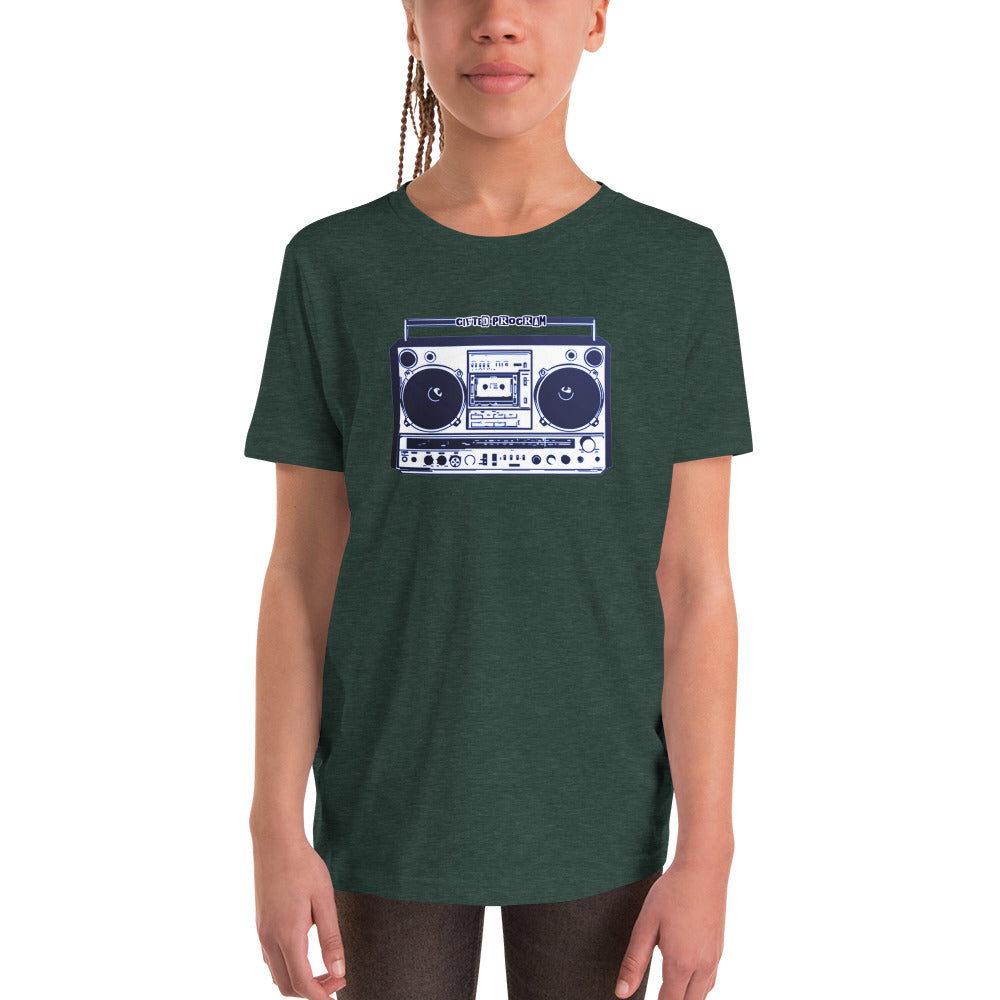 "Boombox" Music Kids Short Sleeve T-Shirt