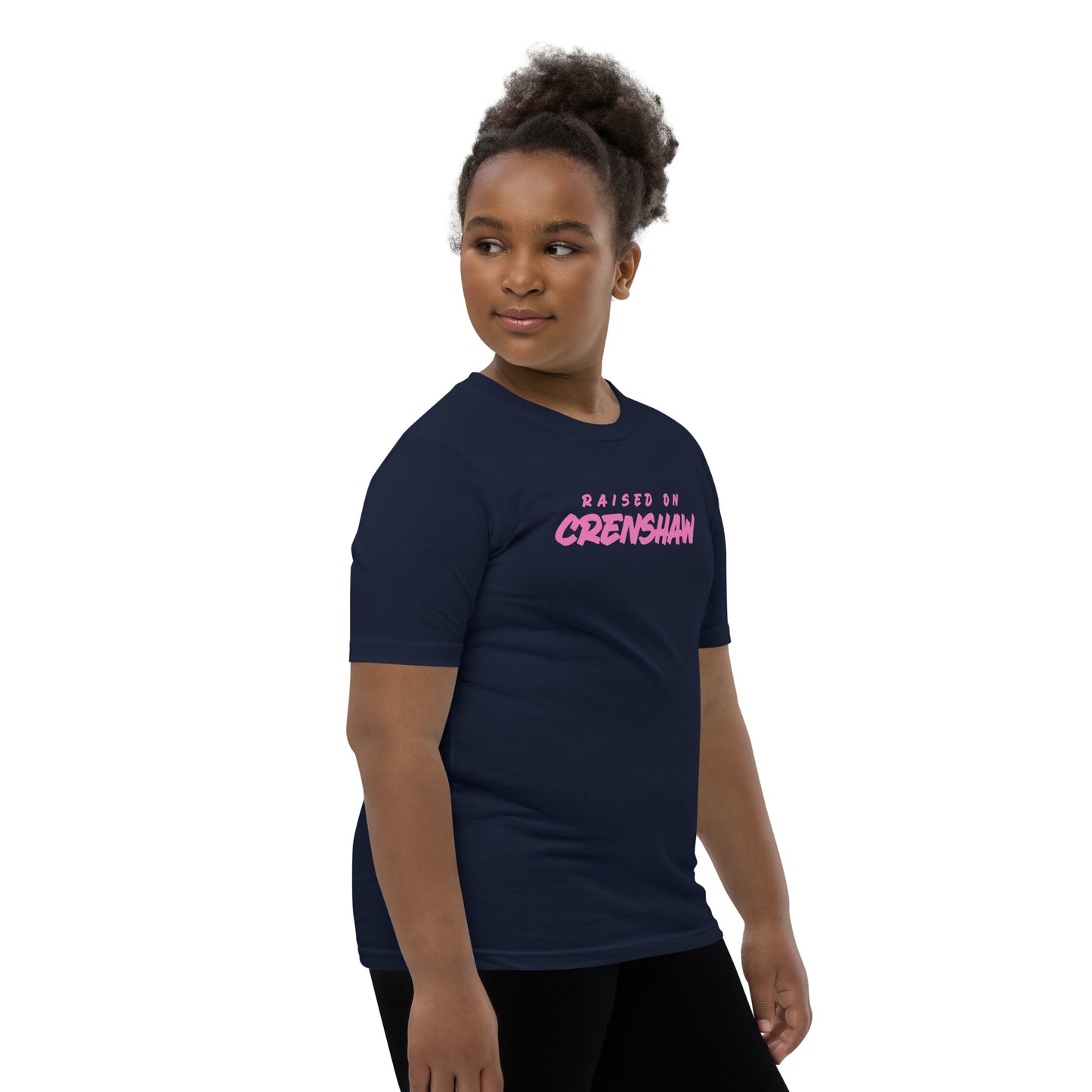 "Raised by Crenshaw" Kids Short Sleeve T-Shirt