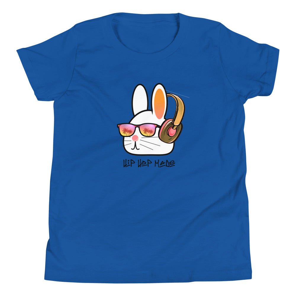 "Hiphop Bunny"Music  Kids Short Sleeve T-Shirt