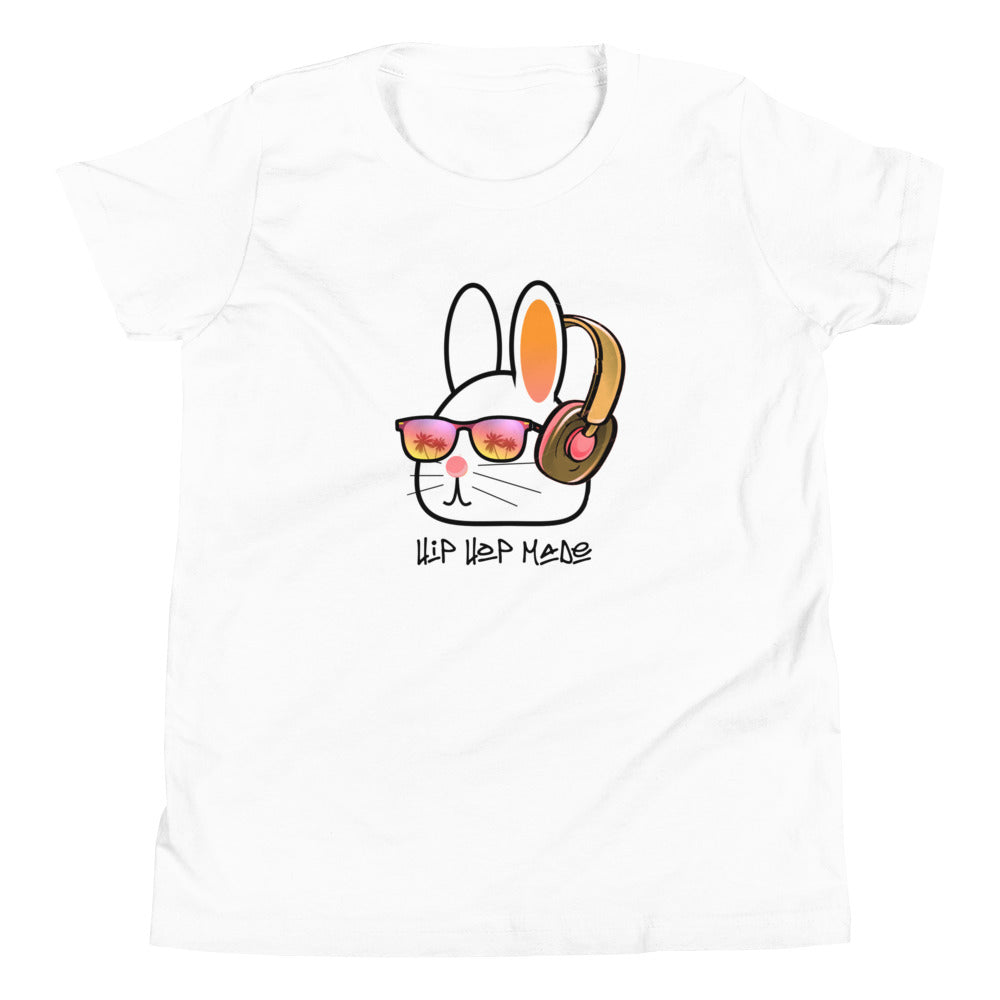 "Hiphop Bunny"Music  Kids Short Sleeve T-Shirt