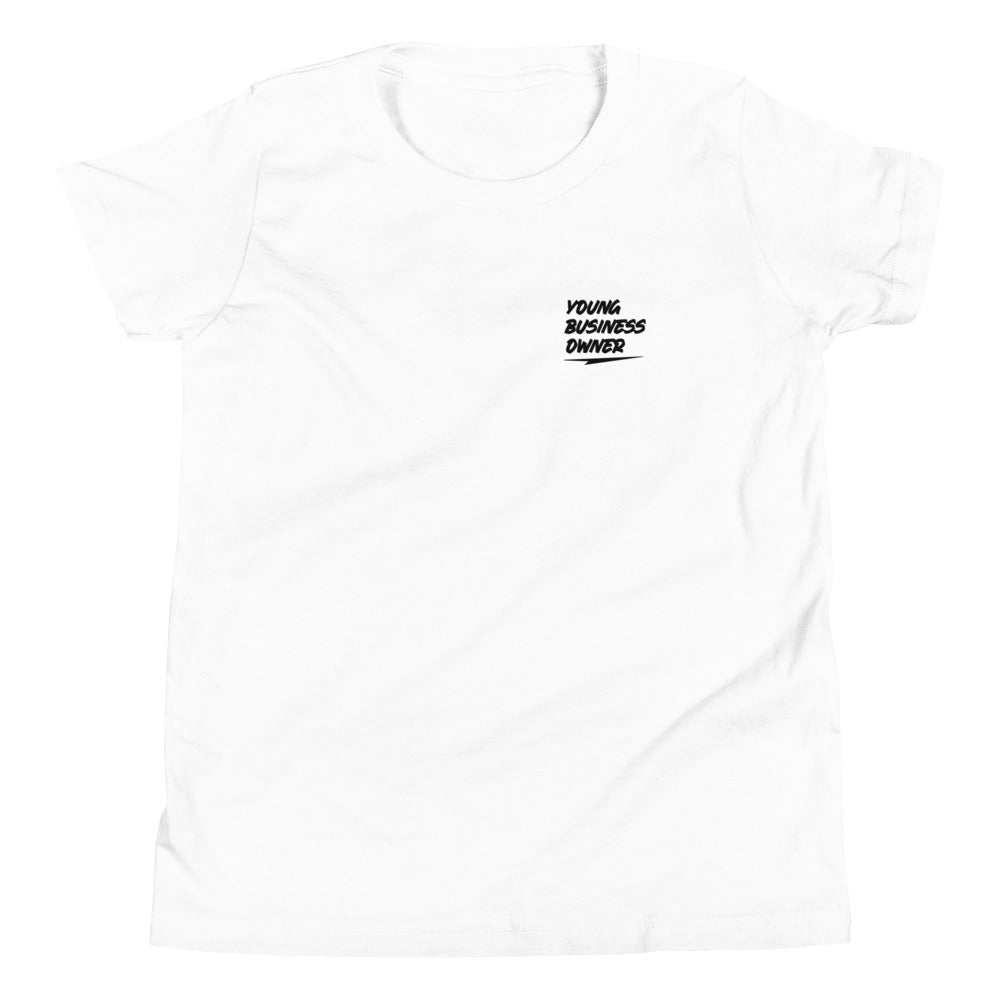 "Young Business Owner" Kids Short Sleeve T-Shirt